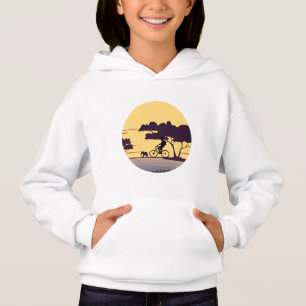 Radfahrer-Safari Biketour mit Sonnenuntergang Elef Hoodie
