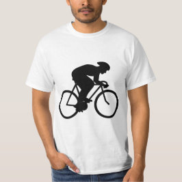 Radfahrer-Schattenbild T-Shirt