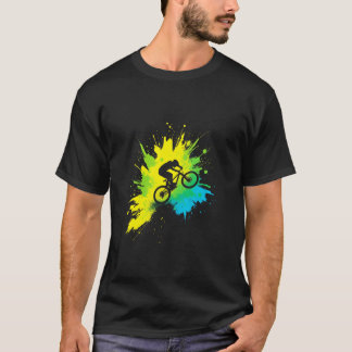 Radfahrer-Silhouette T-Shirt