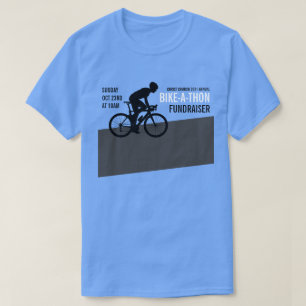 Radfahrer-Silhouette, Wohltätigkeit Bike-a-Thon-Ve T-Shirt