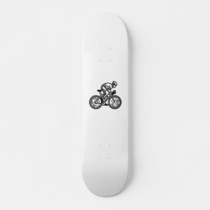 Radfahrer Skateboard