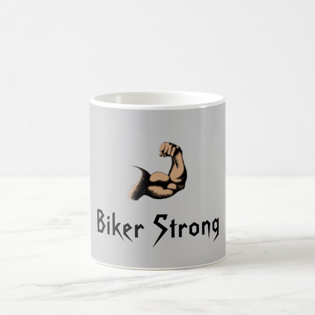 Radfahrer-starke verwandelnde Tasse (Mittel)