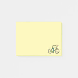 Radfahrer Stickman Post-it Klebezettel