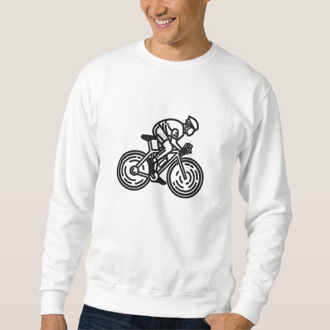 Radfahrer Sweatshirt (Vorderseite)