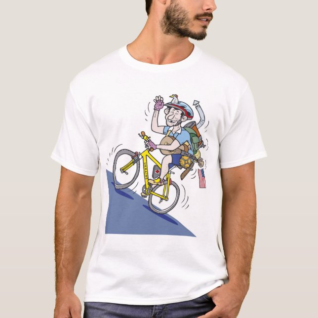 Radfahrer T-Shirt (Vorderseite)