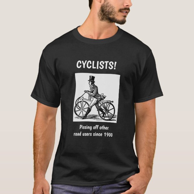 Radfahrer-T - Shirt (Vorderseite)