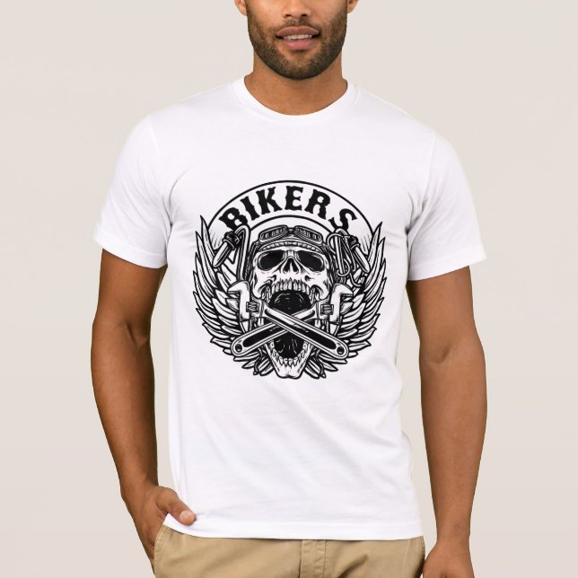 Radfahrer T-Shirt (Vorderseite)