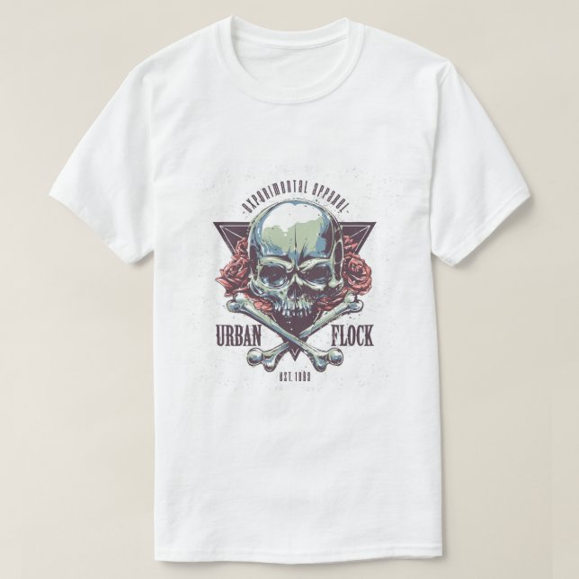 Radfahrer-T - Shirt-Motorrad-Mann-Shirt T-Shirt (Design vorne)
