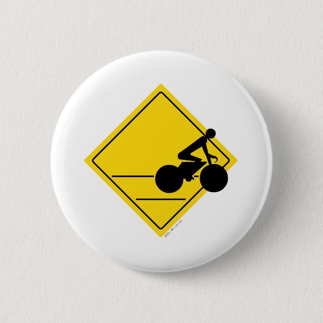Radfahrer-Überfahrt Button (Vorderseite)