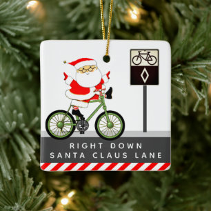 Radfahrer Urlaub Keramik Ornament