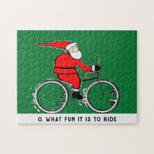 Radfahrer-Urlaubs-Geschenk-Puzzle Puzzle