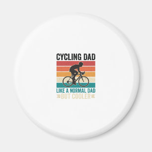 Radfahrer-Vater Vintage-Biker-Vater-T-Shirt-Design Magnet