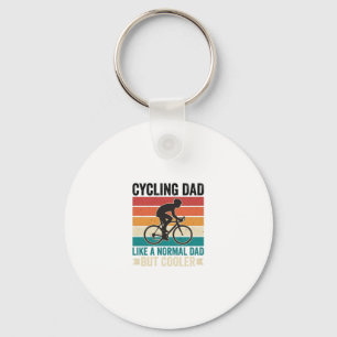 Radfahrer-Vater Vintage-Biker-Vater-T-Shirt-Design Schlüsselanhänger