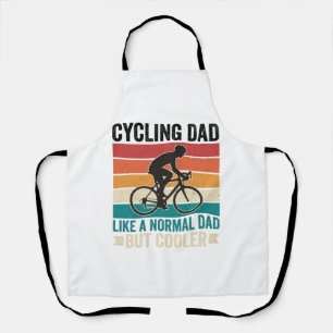 Radfahrer-Vater Vintage-Biker-Vater-T-Shirt-Design Schürze