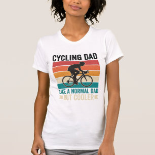Radfahrer-Vater Vintage-Biker-Vater-T-Shirt-Design T-Shirt