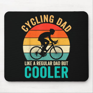 Radfahrer-Vater wie ein normaler, aber cooler Fahr Mousepad