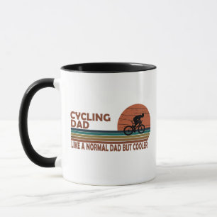 Radfahrer-Vater wie ein normaler Vater, aber coole Tasse