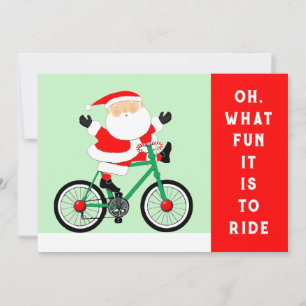 Radfahrer Weihnachten