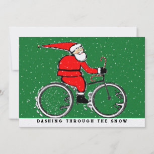 Radfahrer Weihnachten
