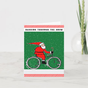 Radfahrer Weihnachten