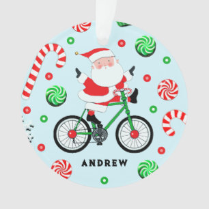 Radfahrer Weihnachten Ornament