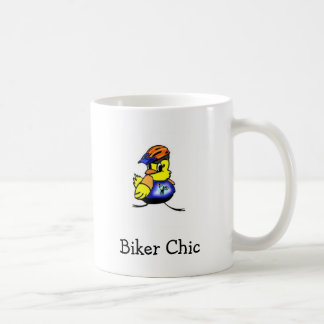 Radfahrerchic-Tasse Tasse