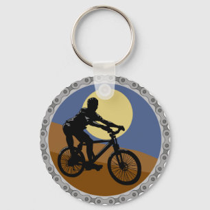 Radfahrerdesign Schlüsselanhänger