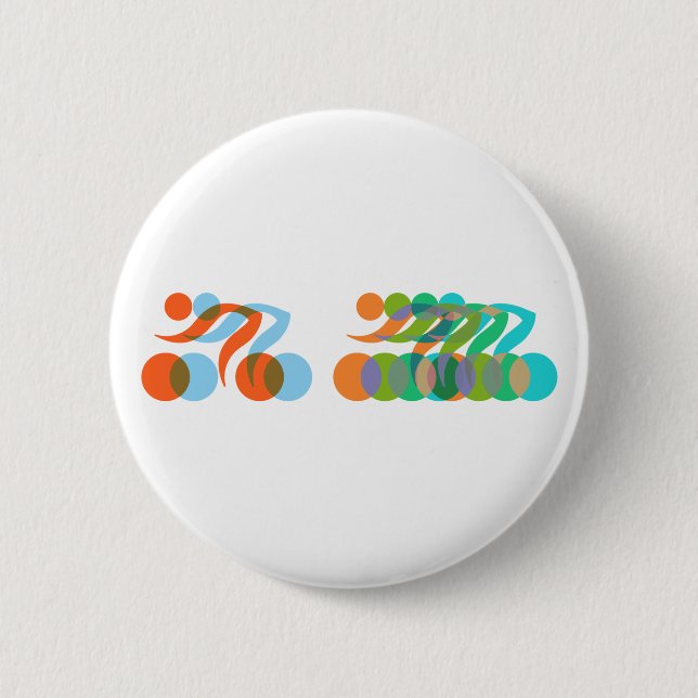 Radfahrerfreak Button (Vorderseite)