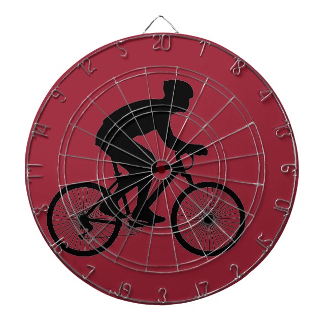 Radfahrerin Dartscheibe (vorne)