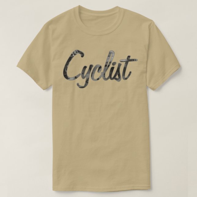 Radfahrerin T-Shirt (Design vorne)