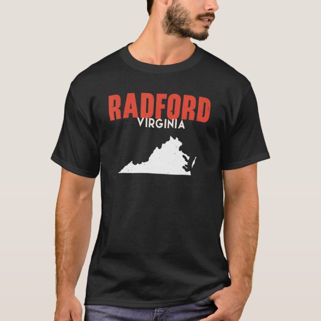 Radford Virginia USA Staat America Travel Virginia T-Shirt (Vorderseite)