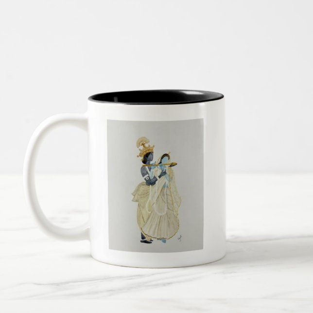 Radha Krishna Edition Zweifarbige Tasse (Links)