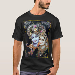 Radha-Krishna: Göttliche Blumen von Liebe ॐ T-Shirt