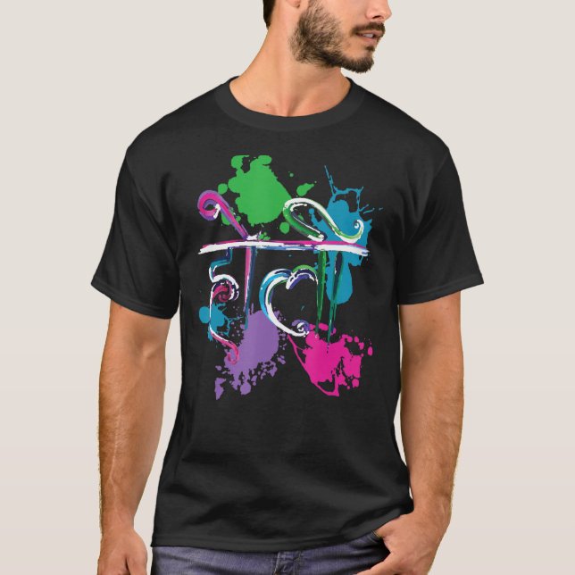 Radha Krishna Hinduismus Hindu Buddhist Holi Festi T-Shirt (Vorderseite)