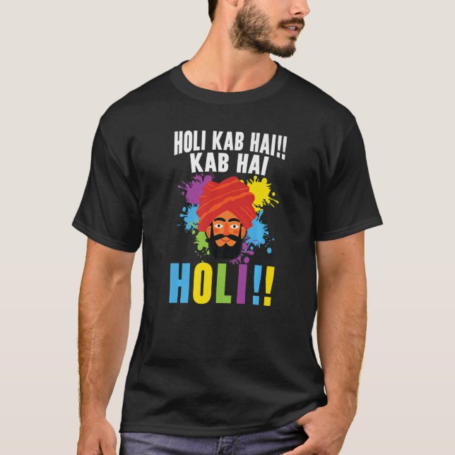 Radha Krishna Hinduismus Hindu Buddhist Holi Festi T-Shirt (Vorderseite)