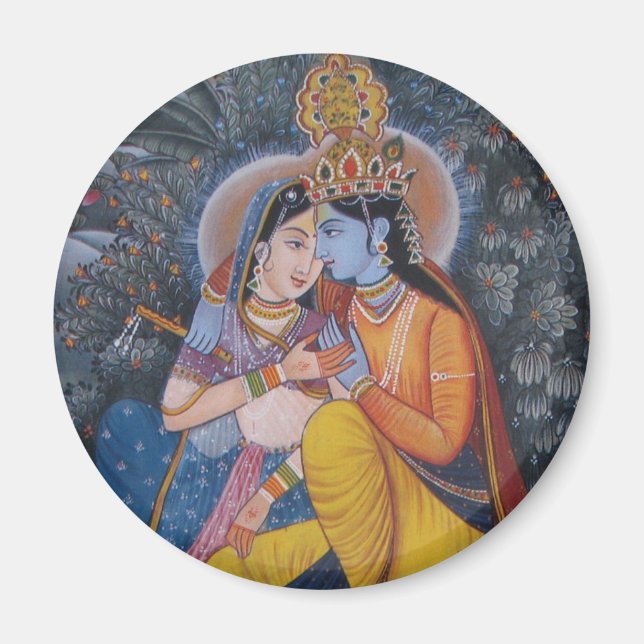 Radha Krishna Magnet (Vorne)
