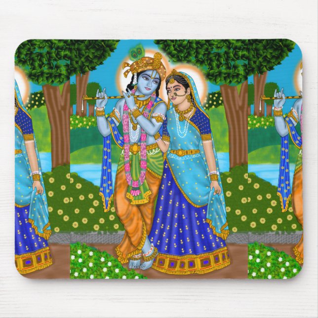 Radha Krishna-Mauspad Mousepad (Vorne)
