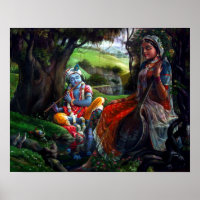 Radha Krishna Painting (Indische Mythologie)