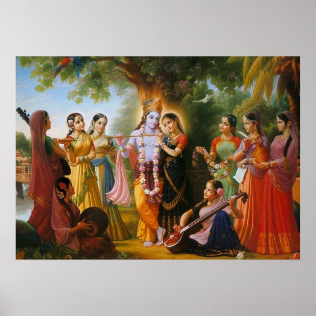 Radha-Krishna Poster (Vorne)