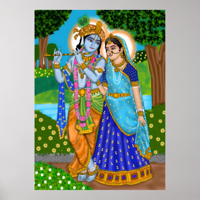 Radha Krishna Poster (Vorne)