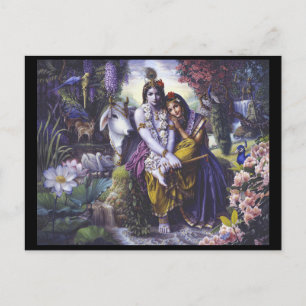 Radha Krishna Postkarten