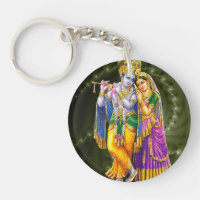 Radha Krishna Schlüsselanhänger
