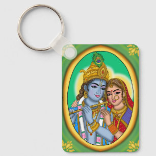 Radha Krishna Schlüsselanhänger