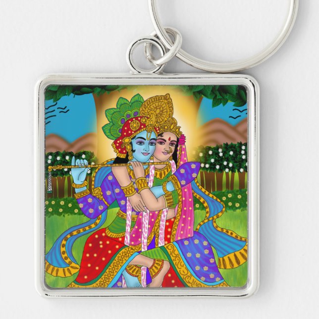 Radha Krishna Schlüsselanhänger (Vorne)
