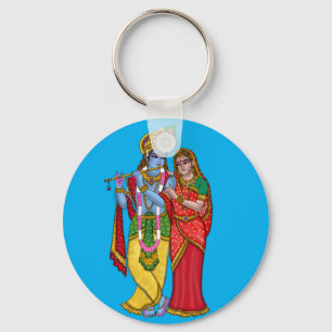 Radha Krishna Schlüsselanhänger