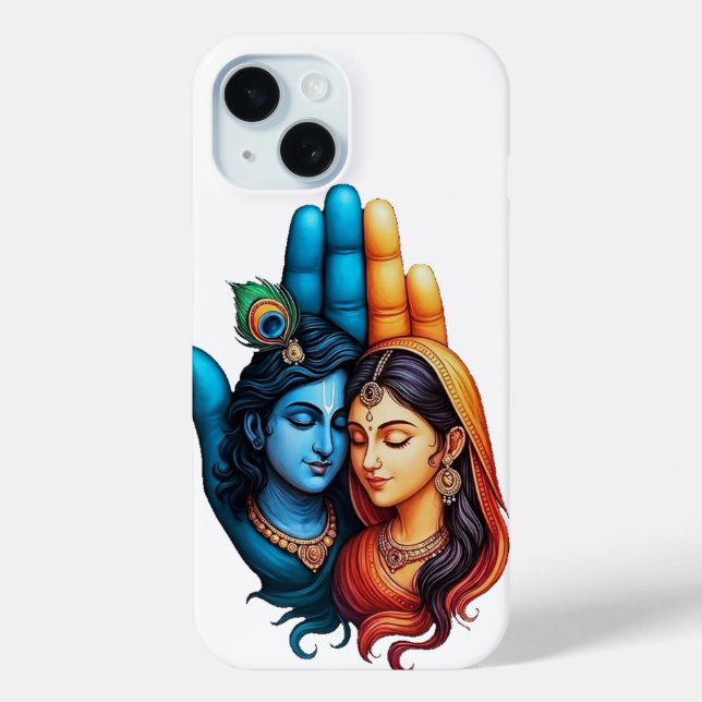 "Radha Krishna - SeelenHarmonie" Case-Mate iPhone Hülle (Rückseite)