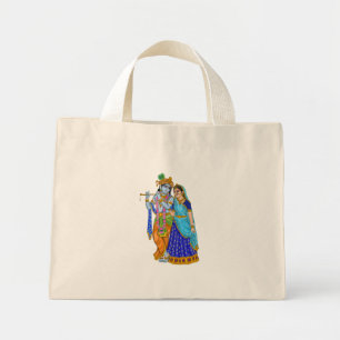 Radha Krishna-Taschentücher Mini Stoffbeutel
