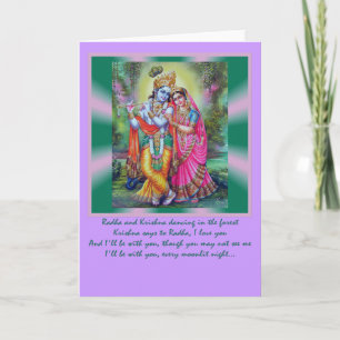 Radha Krishna Worte Karte