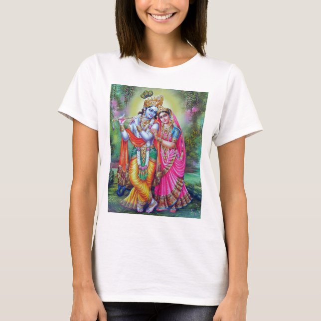 radha u. krishna T-Shirt (Vorderseite)