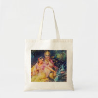 Radha und Krishna Taschentasche